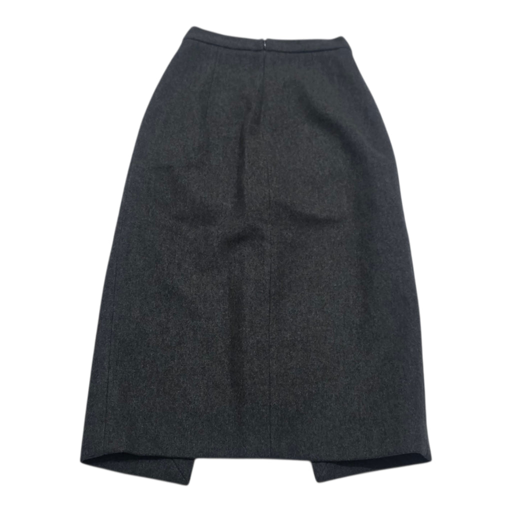 Falda De Lana Michael Kors De Mujer Talla 2 Color Gris