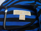 Blusa Michael Kors De Mujer Extra Chica Azul Con Lineas