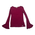 Blusa Michael Kors Manga Larga Color Bugambilia Extra Chica