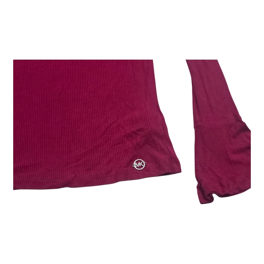 Blusa Michael Kors Manga Larga Color Bugambilia Extra Chica