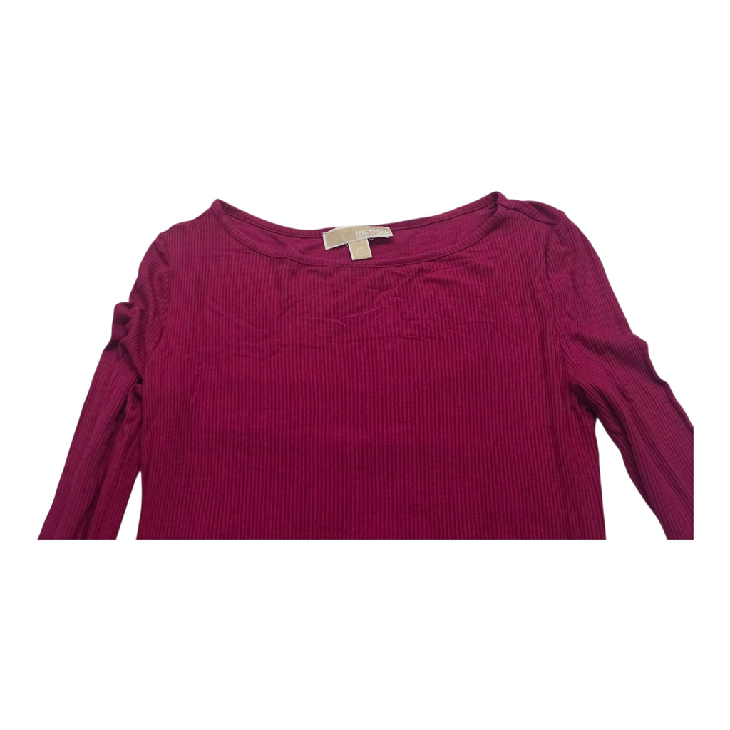 Blusa Michael Kors Manga Larga Color Bugambilia Extra Chica