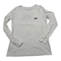 Playera Manga Larga Vineyard Vines Blanca Mujer Extra Chica