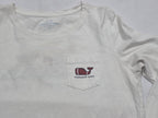 Playera Manga Larga Vineyard Vines Blanca Mujer Extra Chica