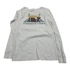 Playera Manga Larga Vineyard Vines Blanca Mujer Extra Chica