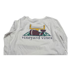 Playera Manga Larga Vineyard Vines Blanca Mujer Extra Chica
