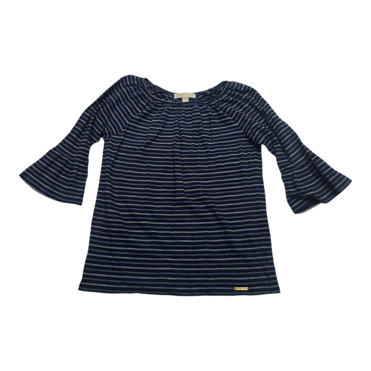 Blusa Michael Kors De Mujer Manga Larga Azul/gris Xs