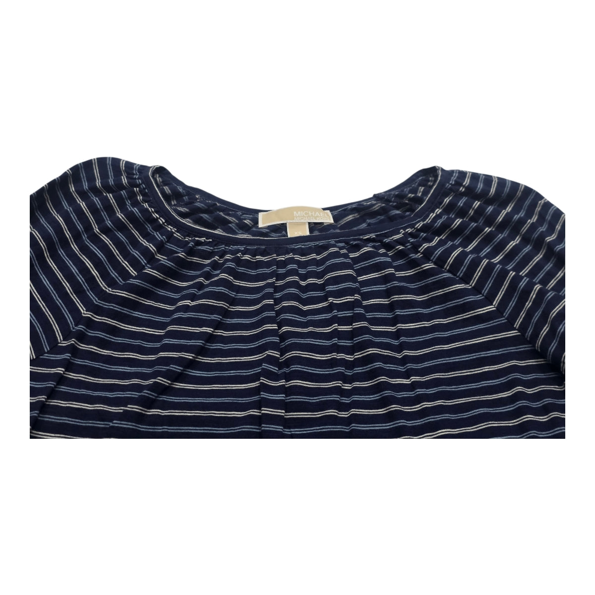 Blusa Michael Kors De Mujer Manga Larga Azul/gris Xs