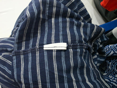 Blusa Michael Kors De Mujer Manga Larga Azul/gris Xs