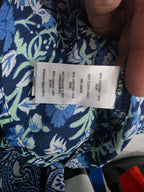 Blusa Vineyard Vines Azul De Mujer Floreada Xs Manga Larga