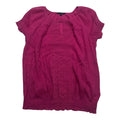 Blusa Tommy Hilfiger De Mujer Fucsia Manga Corta Xs
