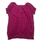Blusa Tommy Hilfiger De Mujer Fucsia Manga Corta Xs