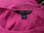 Blusa Tommy Hilfiger De Mujer Fucsia Manga Corta Xs