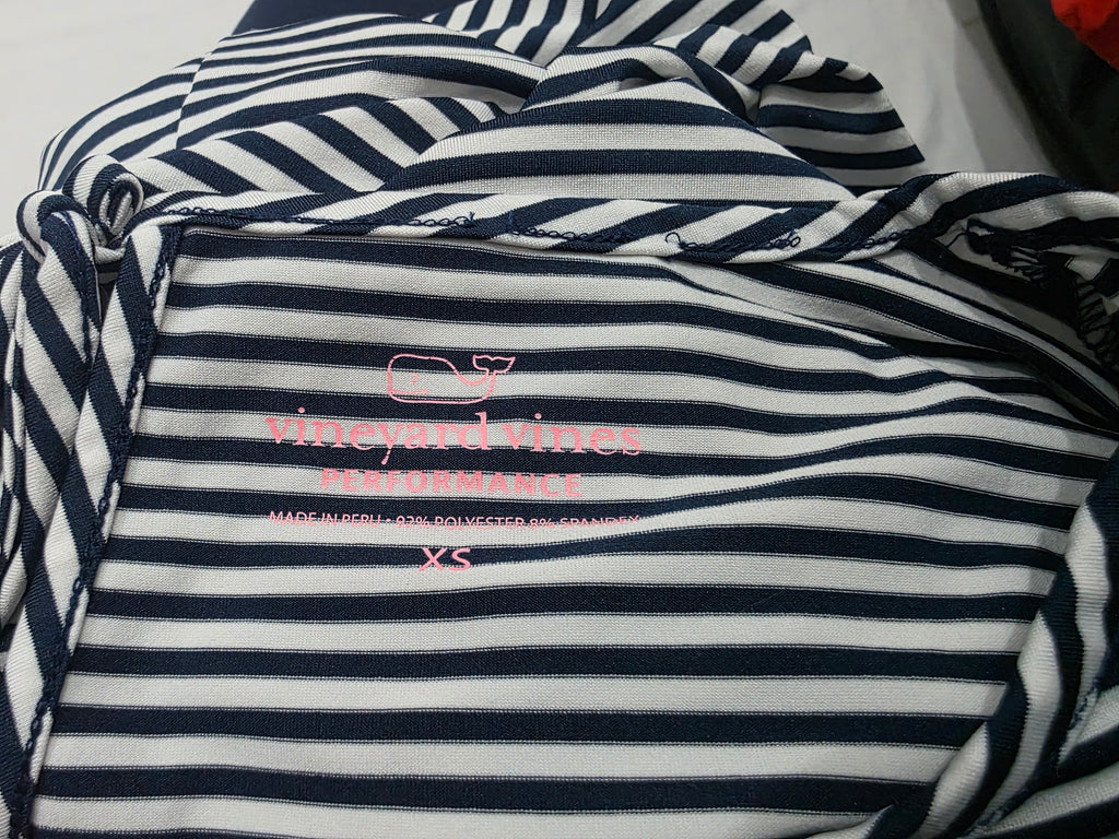 Vestido Casual Vineryard Vines Mujer Rayas Azul/blanco Xs