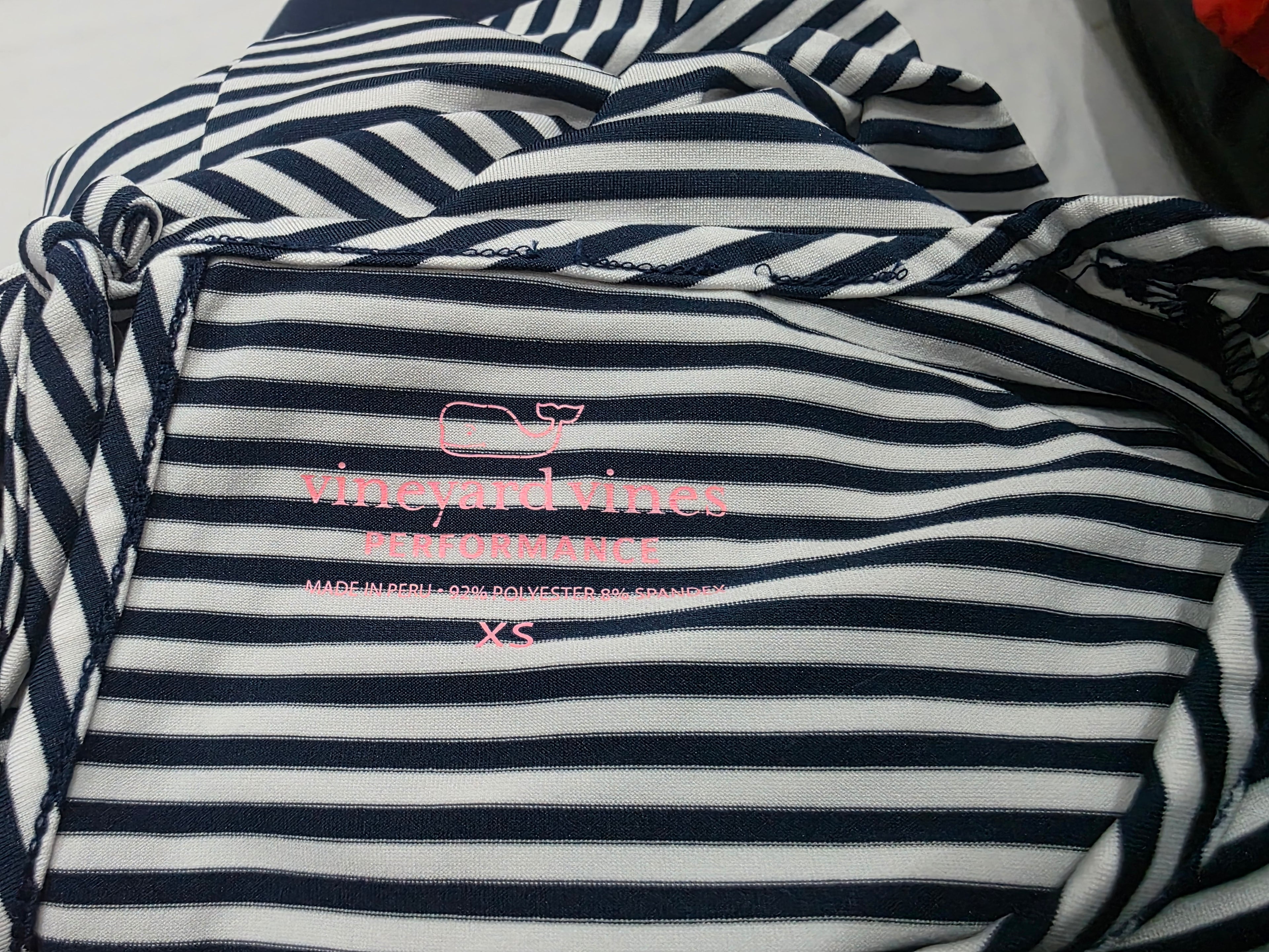 Vestido Casual Vineryard Vines Mujer Rayas Azul/blanco Xs