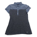 Blusa Tommy Hilfiger Cuello Polo Mujer Azul Xs Rayas