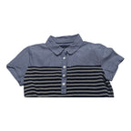 Blusa Tommy Hilfiger Cuello Polo Mujer Azul Xs Rayas