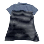 Blusa Tommy Hilfiger Cuello Polo Mujer Azul Xs Rayas