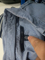 Blusa Tommy Hilfiger Cuello Polo Mujer Azul Xs Rayas