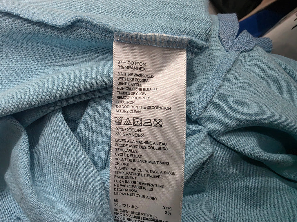 Vestido Tommy Bahama Azul Xs Manga Corta Polo