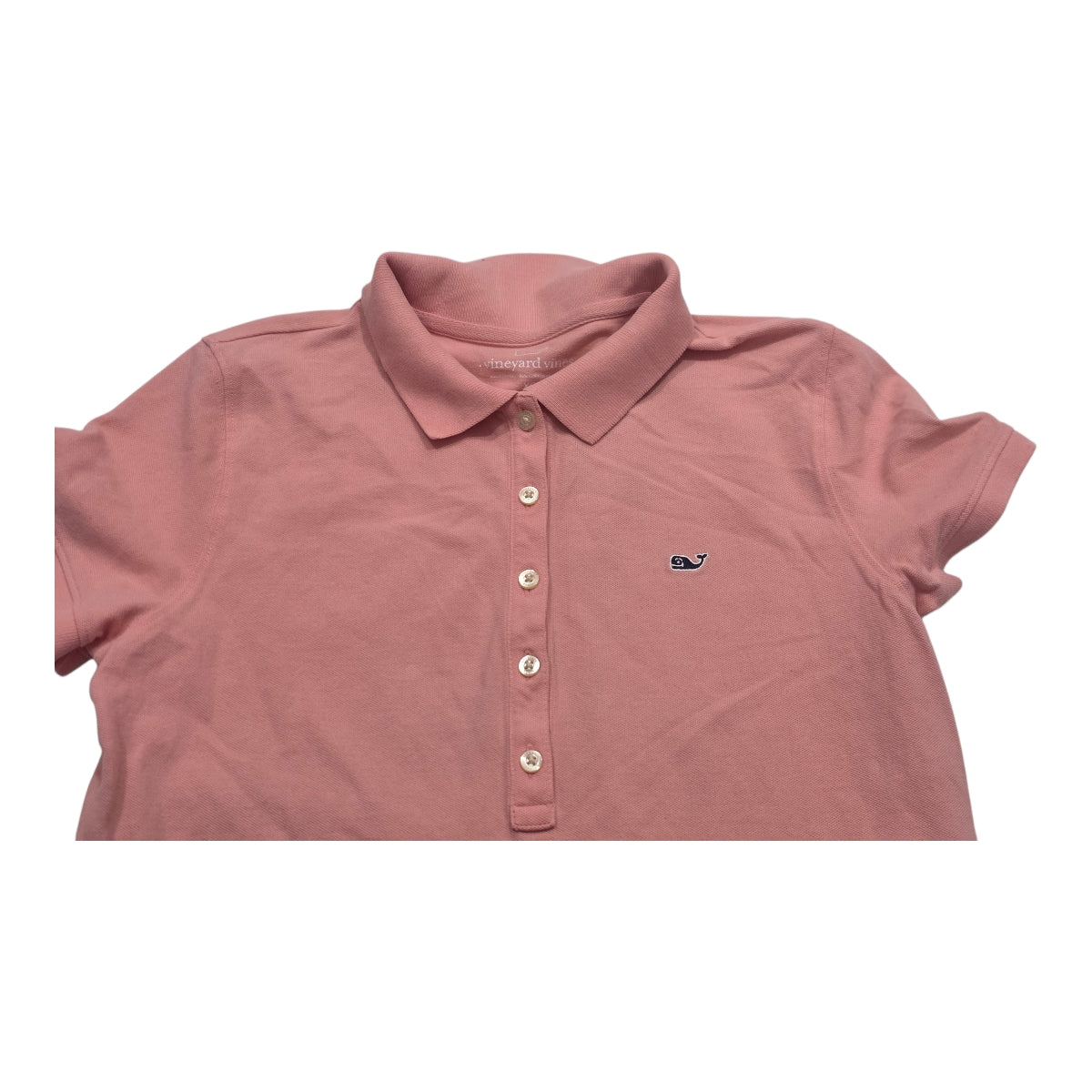 Playera Polo Vineyard Vines Mujer Rosa Talla Xs Manga Corta
