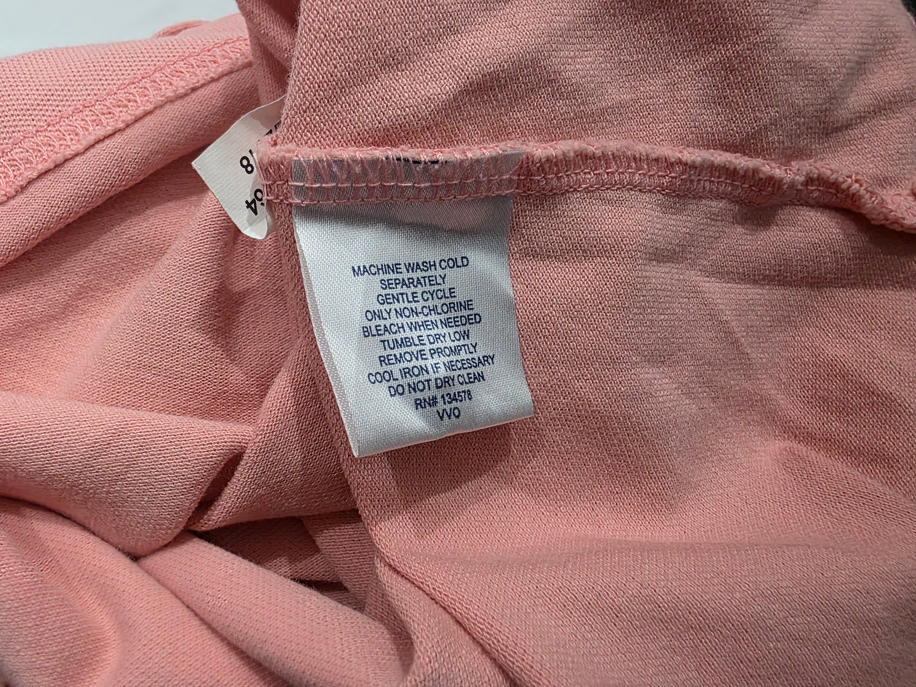 Playera Polo Vineyard Vines Mujer Rosa Talla Xs Manga Corta