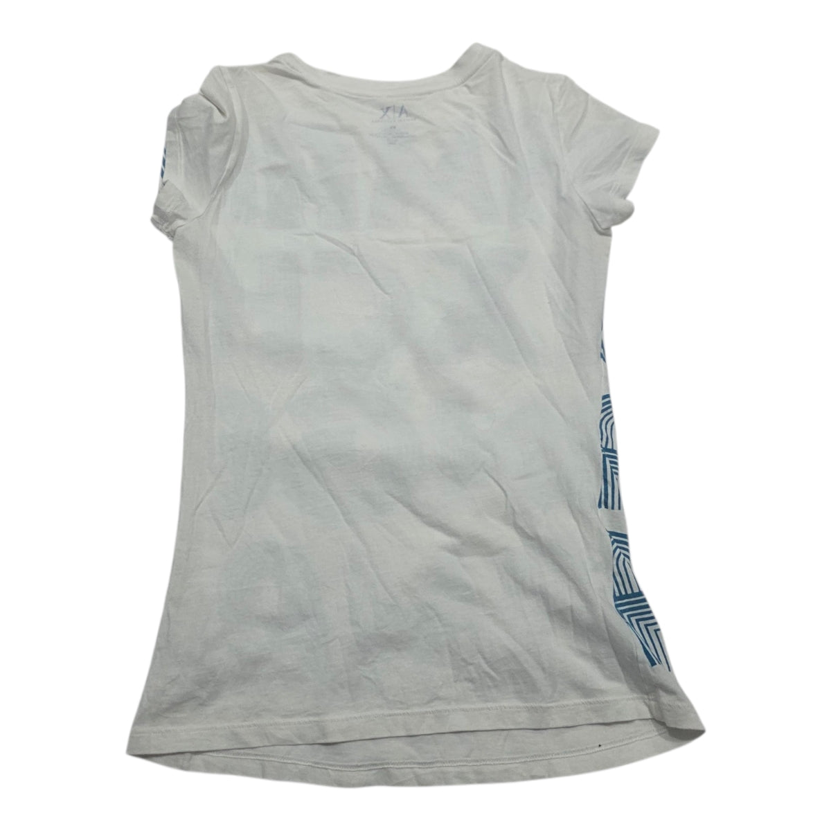 Blusa Armani Exchange Blanca Letras De Mujer Xs Manfga Corta
