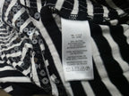 Blusa Michael Kors Mujer Negra Rayas Con Lentejuela Xs