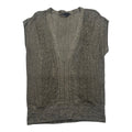 Blusa Armani Exchange Mujer Gris Sin Mangas Xs