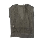 Blusa Armani Exchange Mujer Gris Sin Mangas Xs