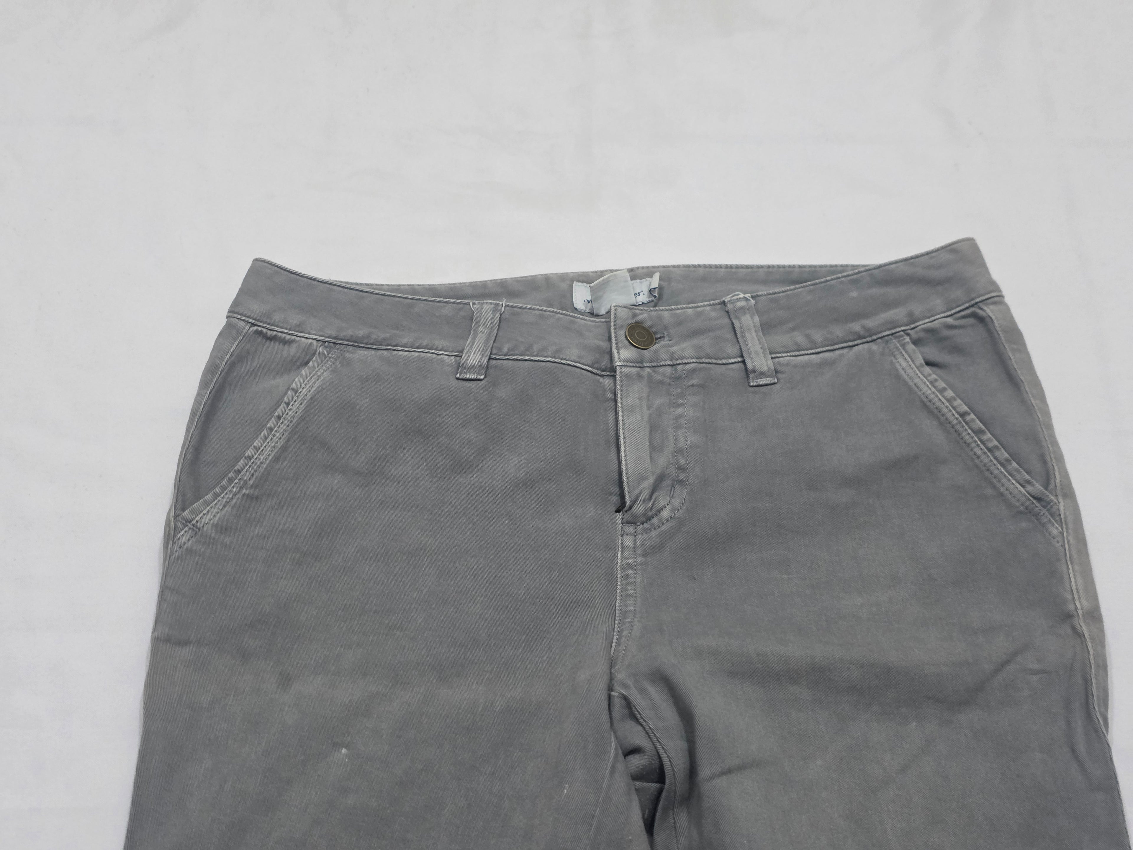 Pantalon De Mujer Mezclilla Gris Vineryard Vines Talla 4
