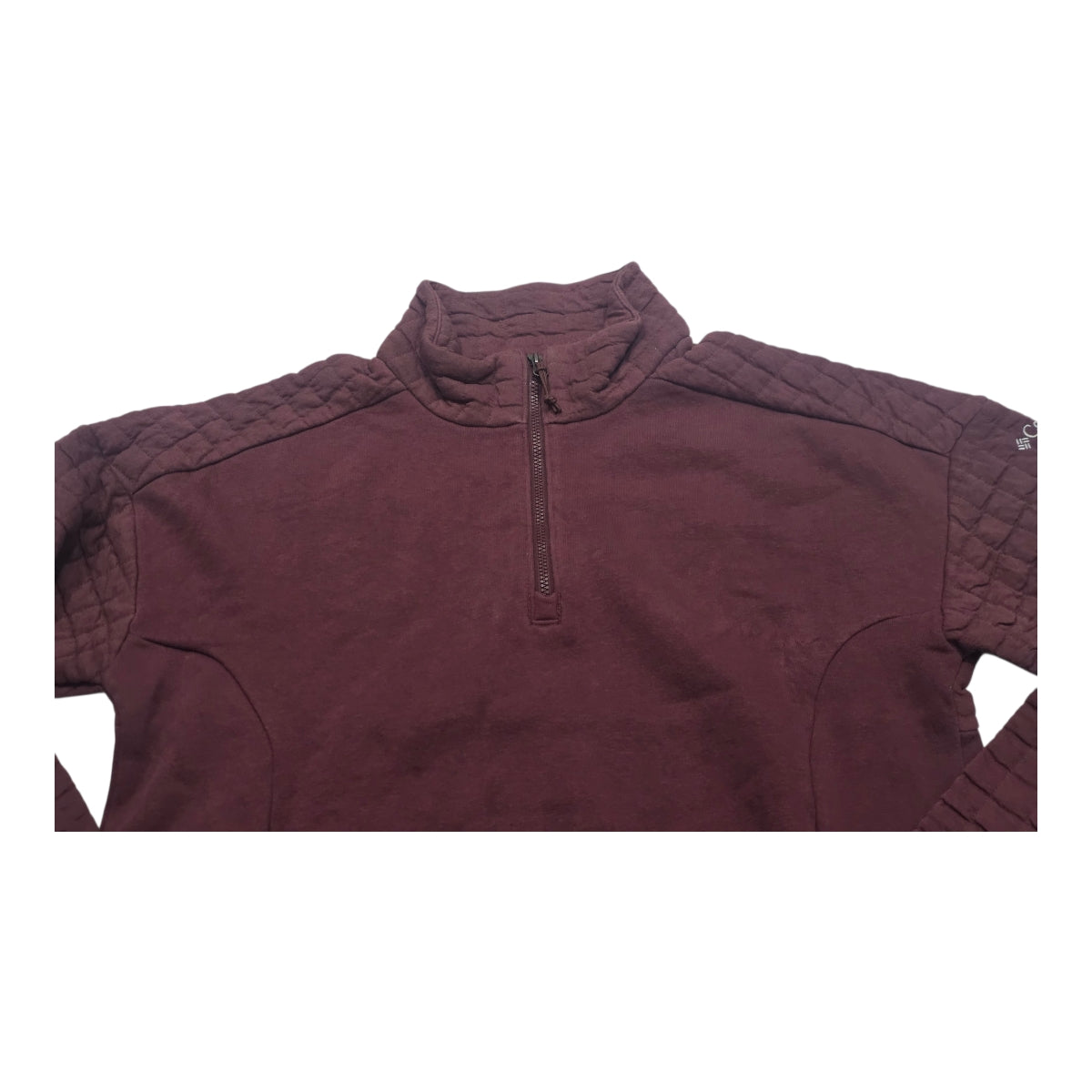 Sudadera De Mujer Columbia Color Vino Cierre Talla S