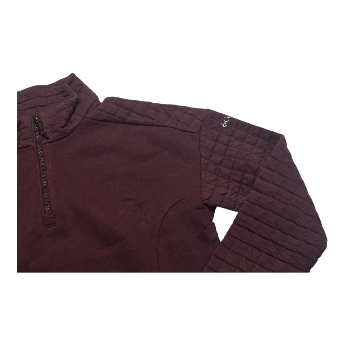 Sudadera De Mujer Columbia Color Vino Cierre Talla S