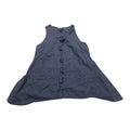 Blusa Tommy Hilfiger Azul Mezclilla Sin Mangas Mujer Talla S