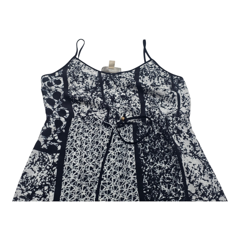 Vestido Casual Micheal Kors Mujer Azul/blanco Tirantes