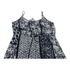 Vestido Casual Micheal Kors Mujer Azul/blanco Tirantes