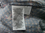 Vestido Brooks Brothers Azul Lunares Talla 6 Manga Larga