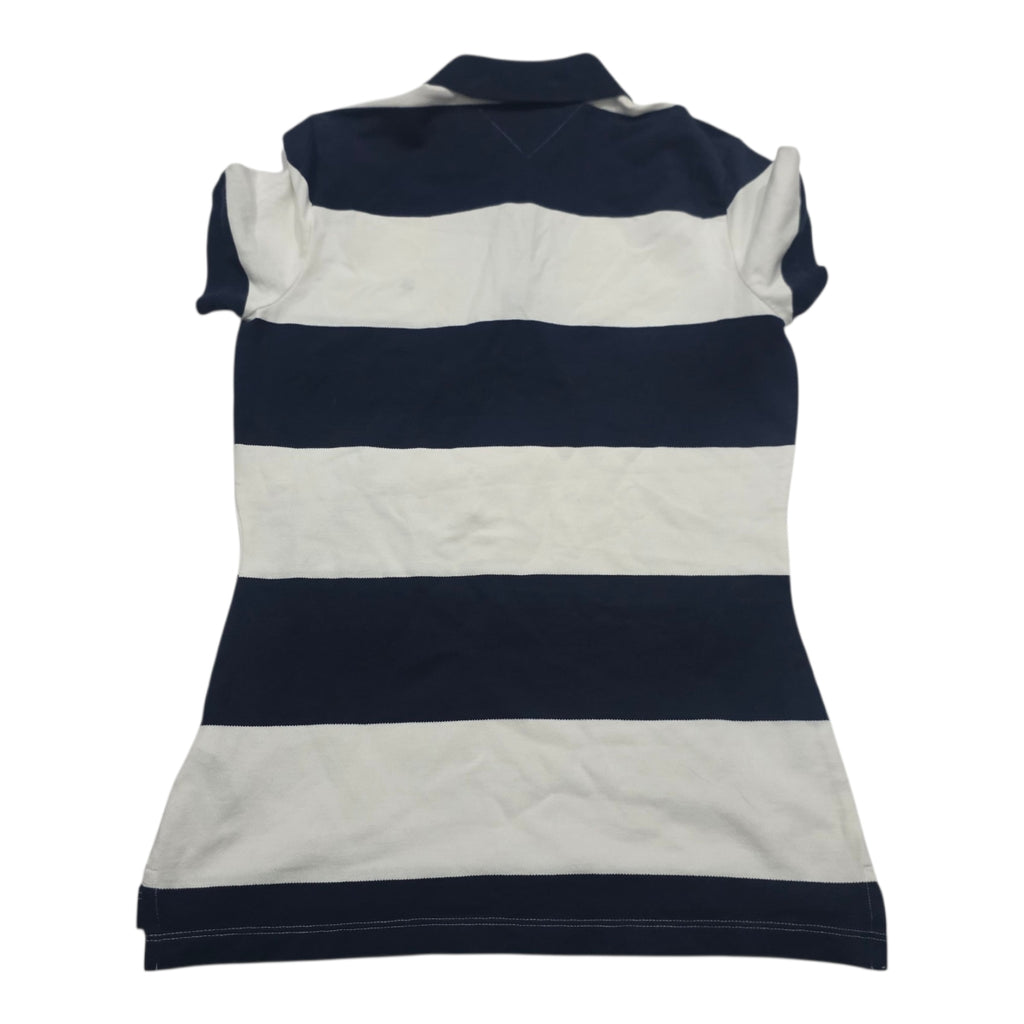 Blusa Tommy Hilfiger Mujer Polo Rayas Azul Blanco Chica