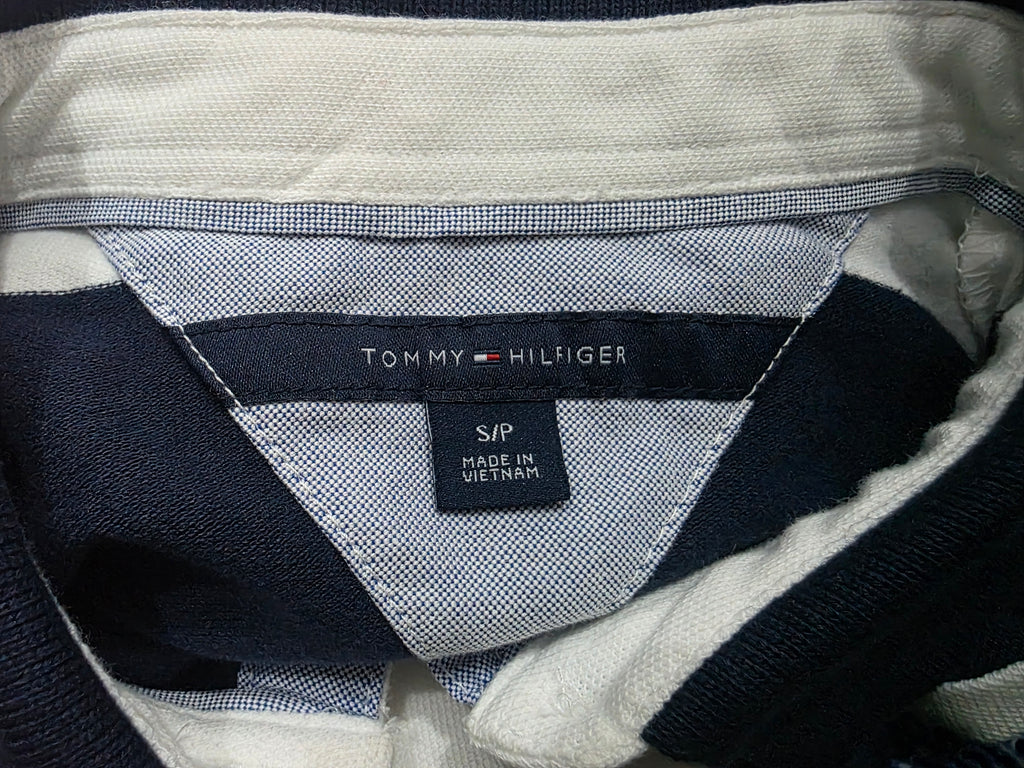 Blusa Tommy Hilfiger Mujer Polo Rayas Azul Blanco Chica