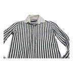 Vestido Ralph Lauren Rayas Negras Manga Larga Mujer S
