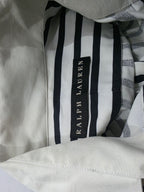 Vestido Ralph Lauren Rayas Negras Manga Larga Mujer S