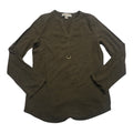 Blusa Michael Kors Verde Manga Larga De Mujer S Cuello V