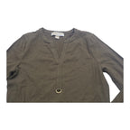 Blusa Michael Kors Verde Manga Larga De Mujer S Cuello V