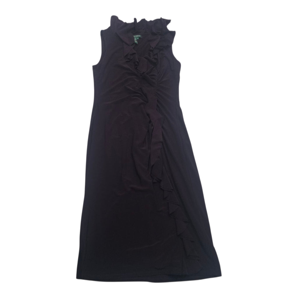 Vestido Formal Ralphlauren Morado Mujer Talla 6 Sin Mangas