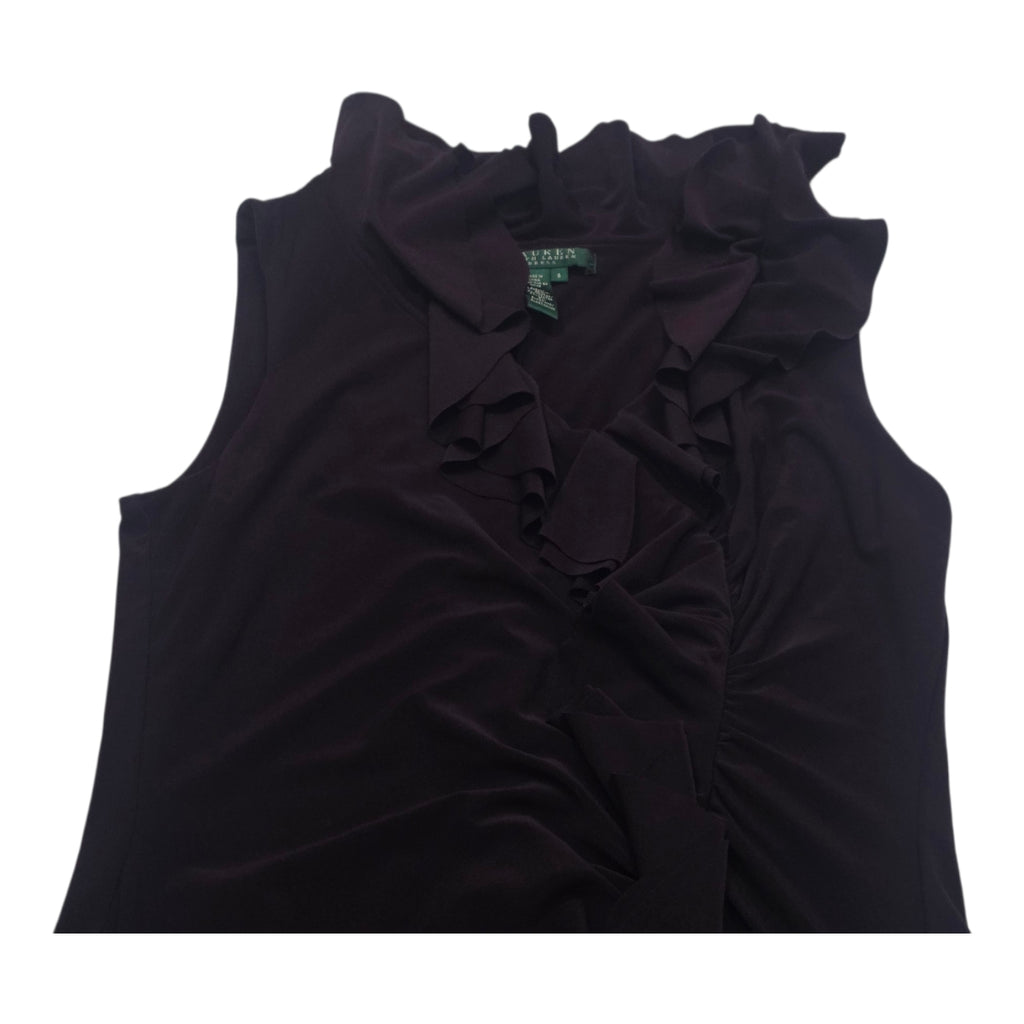 Vestido Formal Ralphlauren Morado Mujer Talla 6 Sin Mangas