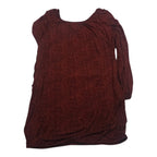 Blusa Micheal Kors Mujer Roja Escote Redondo Talla S