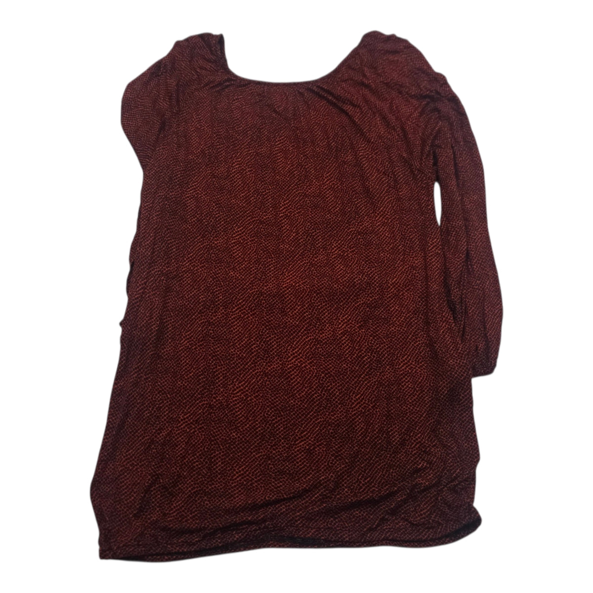 Blusa Micheal Kors Mujer Roja Escote Redondo Talla S