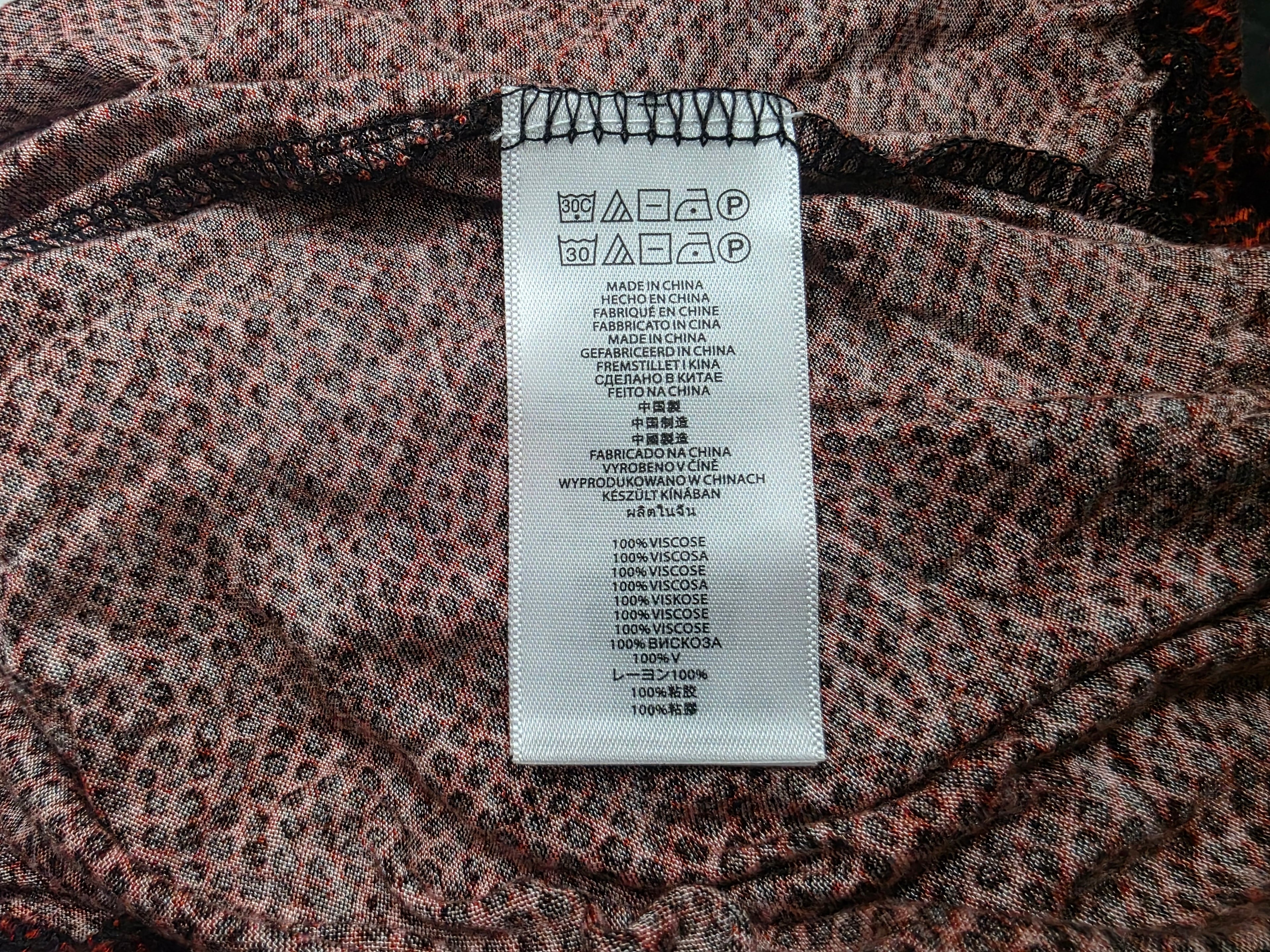 Blusa Micheal Kors Mujer Roja Escote Redondo Talla S