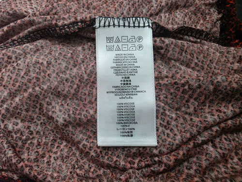 Blusa Micheal Kors Mujer Roja Escote Redondo Talla S