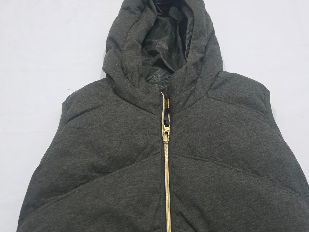 Chaleco Micheal Kors De Mujer Verde Con Gorro Talla S