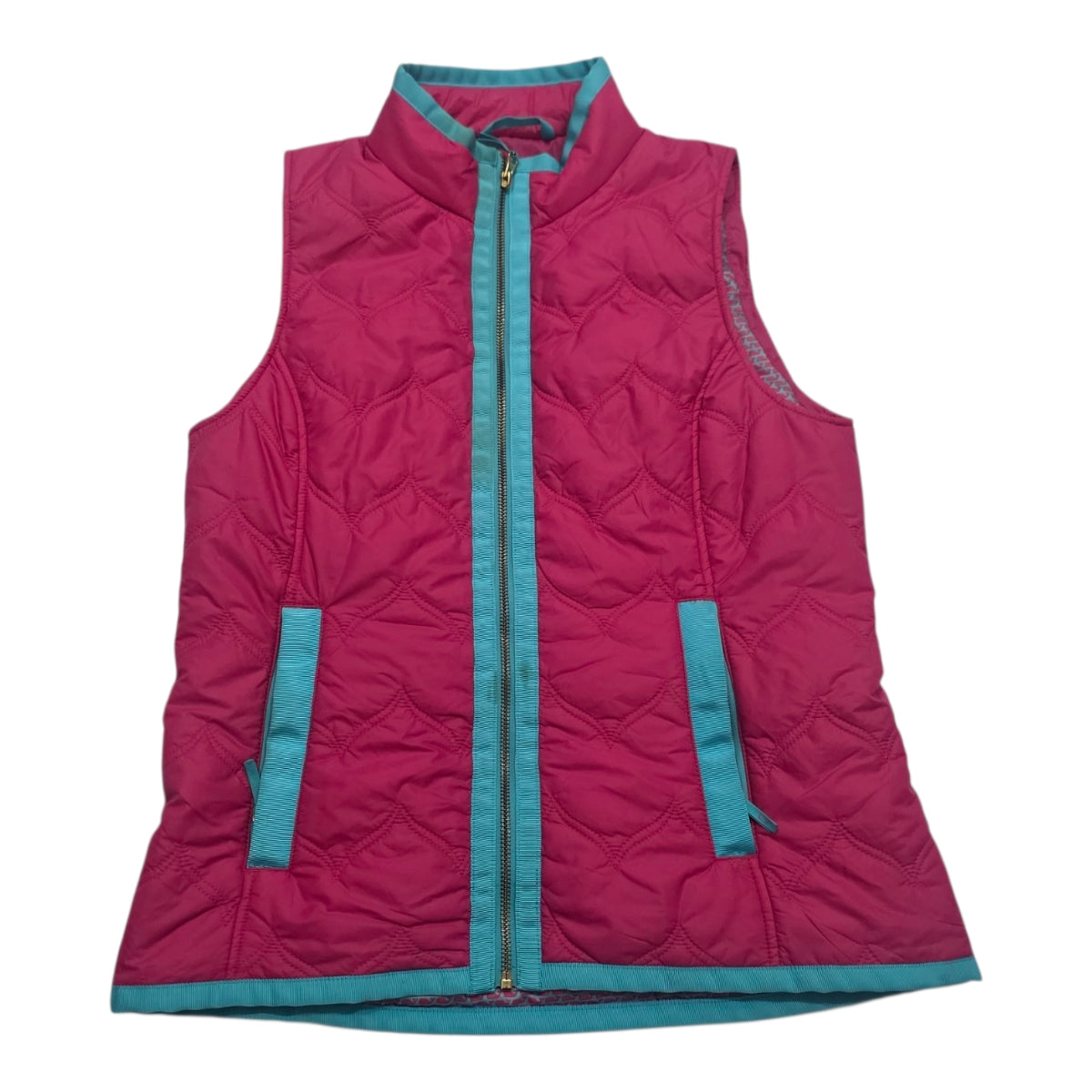 Chaleco Vineryard Vine Rosa Azul De Mujer Talla S